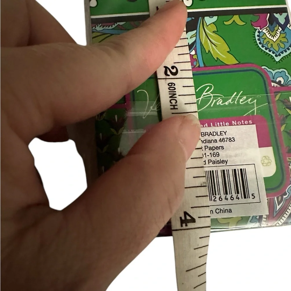 Two NWT Vera Bradley Mini Notebooks with mini pencil GREEN & Pink